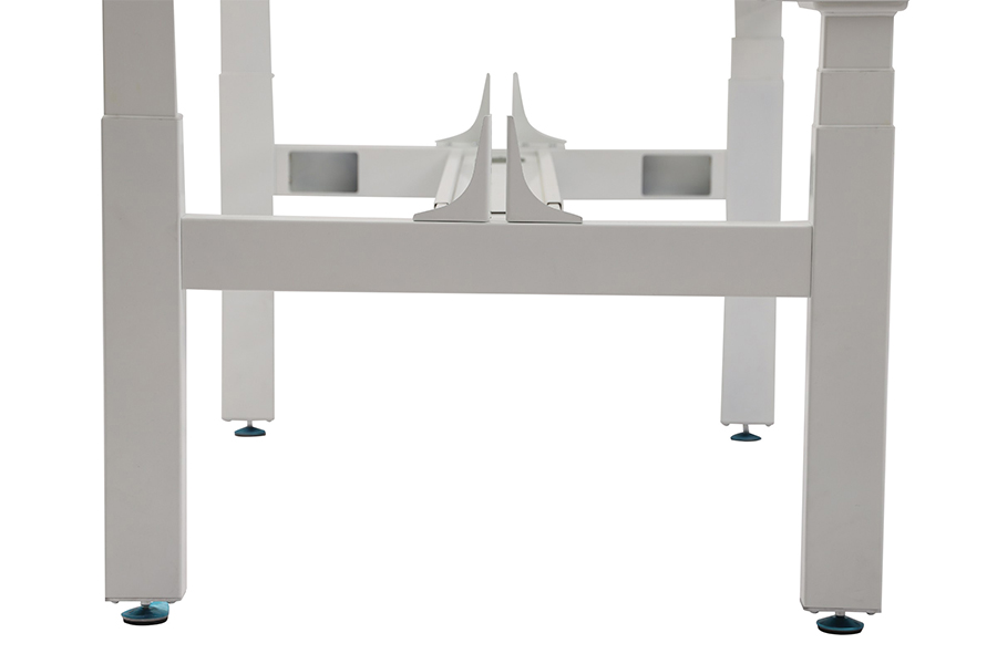 WK-4A3 Scrivania con sollevamento elettrico multimotore a tubo rettangolare a 4 gambe ad altezza regolabile